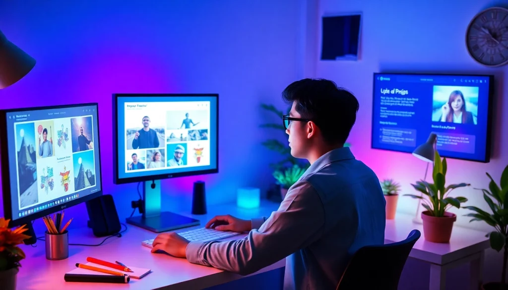 Dynamic workspace using image to prompt generator for AI art creation